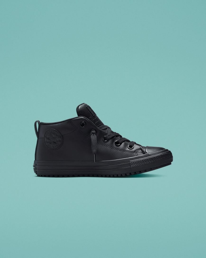 Zapatillas Altas Converse Chuck Taylor All Star Counter Climate Street Boot Niño Negras | PE EL780W